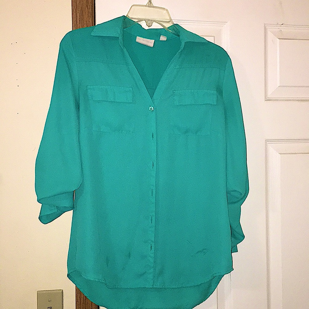 Teal Button Down Shirt